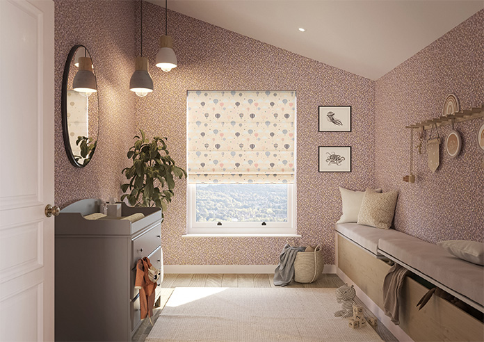 Balloon Festival, Soft Cream - Roman Blind - Image 8